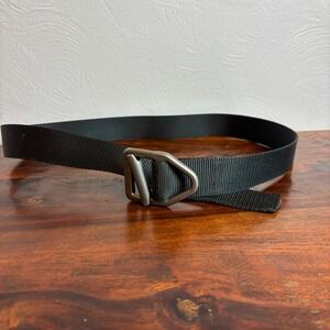 Bison Designs Black Nylon D Ring Belt Medium Made in‎ USA